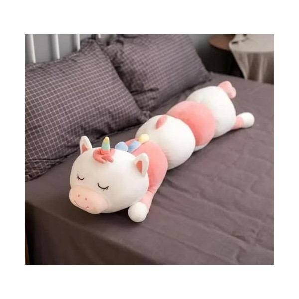 LfrAnk Mignon Dinosaure Peluche Jouet Grande Taille Étreindre Animal Long Oreiller Poupée en Peluche Husky Cochon Jouet Enfan