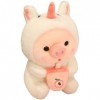 ibasenice 3 Pièces Peluche Jouets danimaux pour Bébés Oreiller Lapin Kawaii Lapin du Nouvel an Chinois Décoration Suspendue 