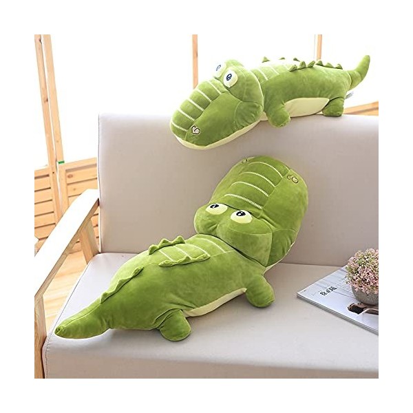 CILUA 45cm-100cm 1pc Crocodile Peluches Peluches Animaux Doux Coussin en Peluche Enfants Filles Oreiller Poupée Mignon Confor