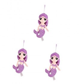 ifundom 3 Pièces Poupée Sirène Poupée De Queues Peluches Poupée De Sirène en Peluche Filles Sirène Peluche Sirène Petit Poupé