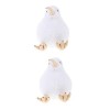 BCOATH 2 Pièces Poupée Jouet Doiseau Jouets pour Animaux De Compagnie Jouet pour Animaux Tigre De Dessin Animé Figurine Doi