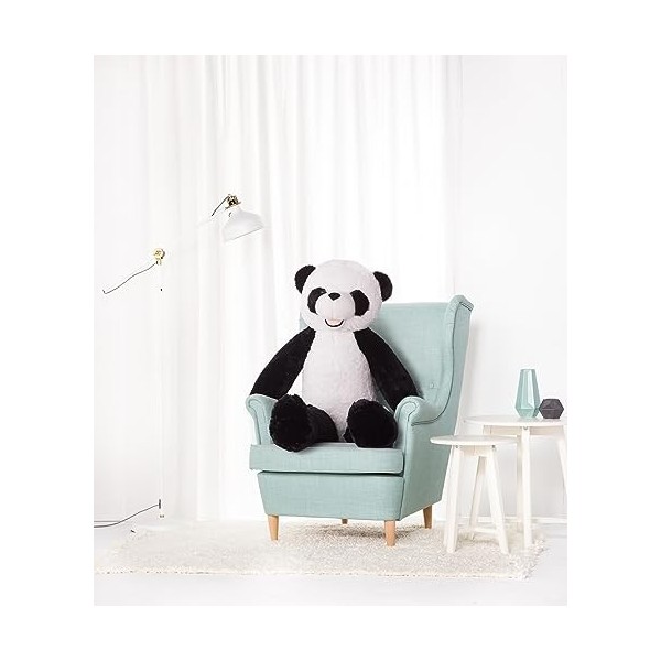 Lifestyle & More Ours géant en Peluche Panda 130 cm XL-XXL Doux et velouté