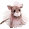 Cuddle Toys 647 Tippy Toe BALLERINA MOUSE Souris Grise, 13 cm Peluche 