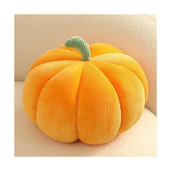 Coussin en Peluche Citrouille créative Citrouille Forme canapé Coussin Kawaii Chambre décorée Mignon Jouets Cadeaux pour Enfa