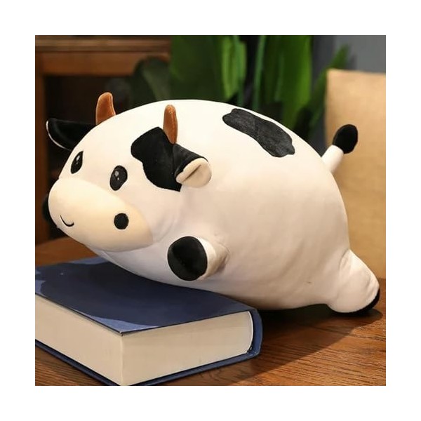 KiLoom Poupée de Vache Mignonne Belle Peluche Jouets en Peluche pour Enfants Enfants Beau Cadeau d’Anniversaire 50cm 1