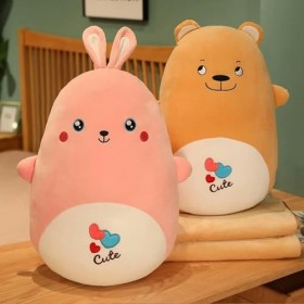 Ours Mignon, Lapin, Pingouin, porcelet, Dinosaure, Oreiller en Peluche, Couverture, Jouet, Animal en Peluche, poupée, Coussin