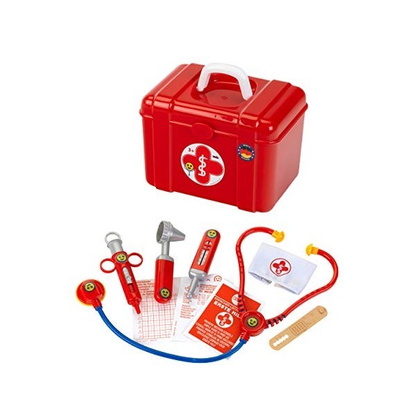 Theo Klein 4431 Mallette Docteur avec Accessoires Stéthoscope Seringue Pansement et Beaucoup plus encore Jouet pour Enfants à