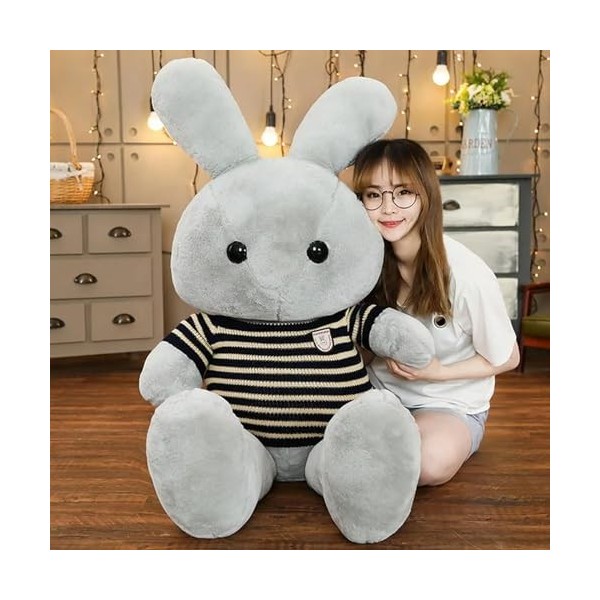 Mignon Pull Lapin Poupée Surdimensionné Peluche Jouet Fille Poupée Poupée Enfants Câlin Poupée Petite Amie Cadeau 70cm 2