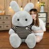 Mignon Pull Lapin Poupée Surdimensionné Peluche Jouet Fille Poupée Poupée Enfants Câlin Poupée Petite Amie Cadeau 70cm 2