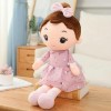 LfrAnk Belle Fille en Peluche Jouet Kawaii Ange en Peluche Poupée Dessin Animé Habillage Petite Fille en Peluche Coussin Cade