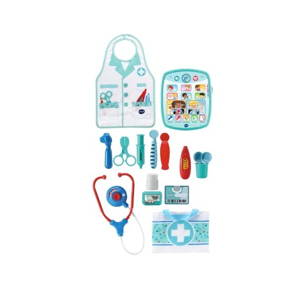 VTech Kit médical Intelligent | Kit de Jeu de rôle de médecin pour Enfants | Convient pour garçons et Filles de 2, 3, 4, 5 An