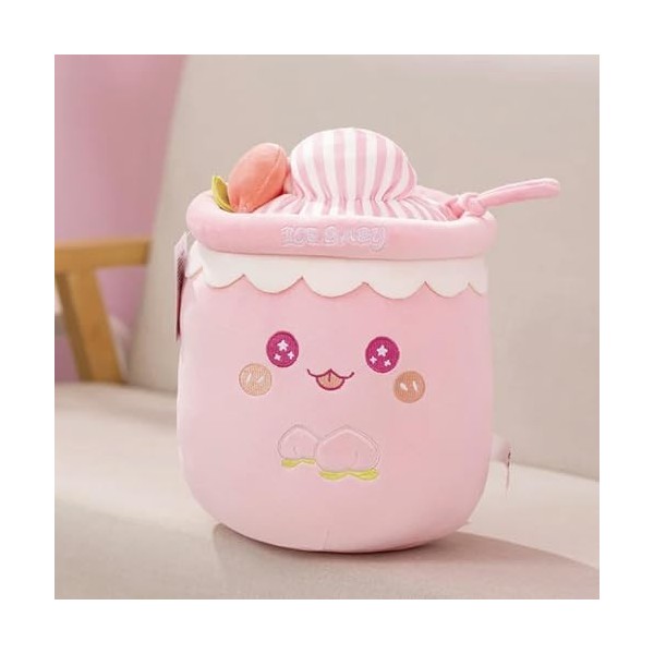 Jus Mignon, Bubble Tea, Myrtille, Citron, Raisin, pêche, thé au Lait, Bouteille de Boisson, décoration de Coussin, canapé, An