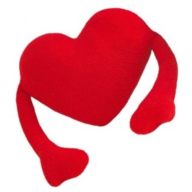 Totority Coussin Coeur en Peluche Oreillers Esthétiques Décorations De Coeur De Mariage Coussin À Carreaux Oreiller DAccent 