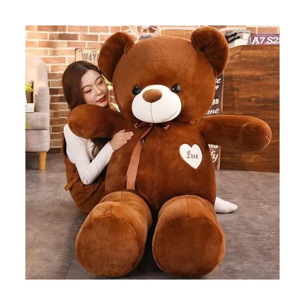 Super Big Bear Peluche Jouet Peluche Ours en Peluche Poupée Enfants Anniversaire Saint Valentin Cadeau Cadeau De Noël 80cm 7