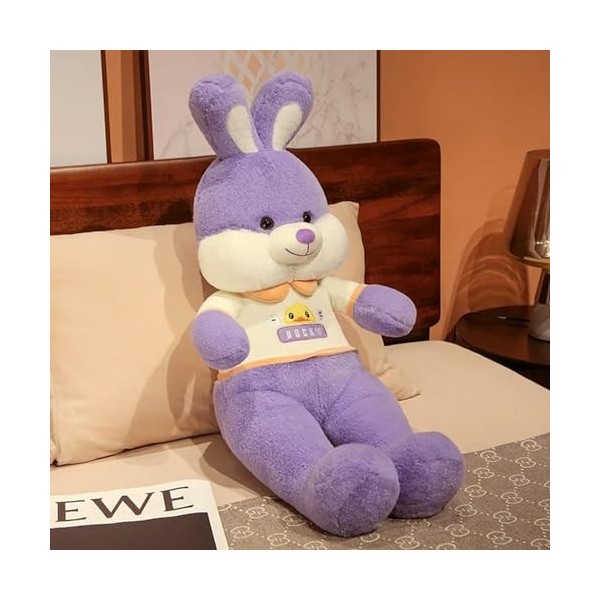 Mignon lapin à oreilles en peluche doux et câlin conçu sur mesure coton laine fo