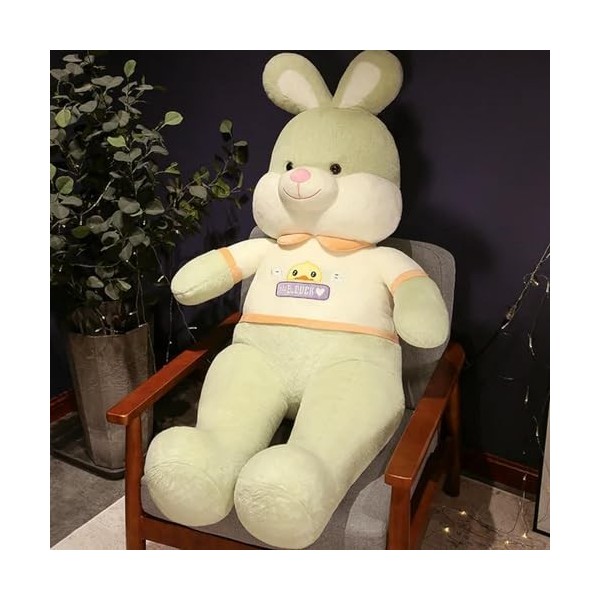 Géant Mignon Lapin en Peluche Jouet Peluche Dessin Animé Animal Grande Oreille Lapin Poupée Peluche Coussin Kawaii Cadeau D’A