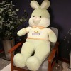 Géant Mignon Lapin en Peluche Jouet Peluche Dessin Animé Animal Grande Oreille Lapin Poupée Peluche Coussin Kawaii Cadeau D’A