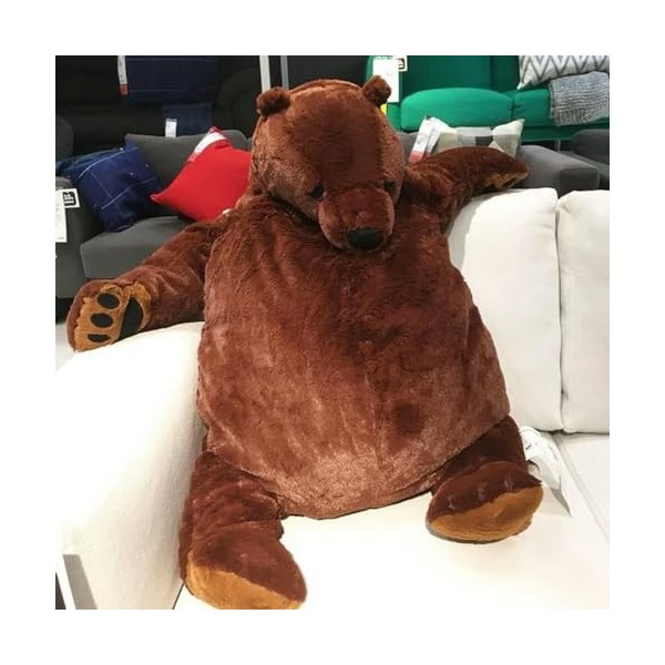 EacTEL Mignon Créatif Géant Ours Jouet en Peluche Jouet Réaliste Maison Canapé Décoration Haute Qualité Enfants Fille Cadeaux