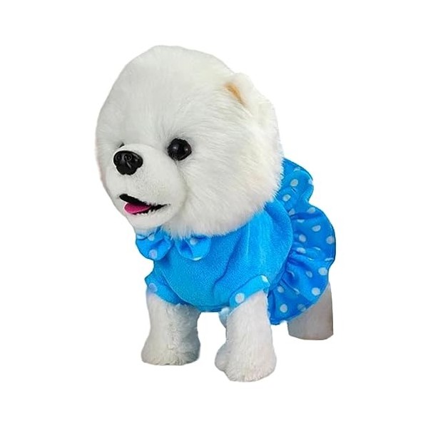 ibasenice Jouets Électriques Chiot en Peluche Réaliste Chien en Peluche Chien Télécommandé Jouet en Peluche pour Chiot Chien 