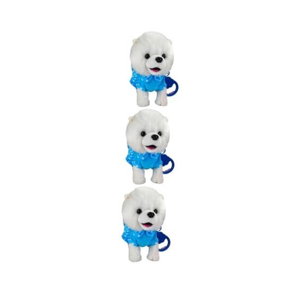 ibasenice Jouets Électriques Chiot en Peluche Réaliste Chien en Peluche Chien Télécommandé Jouet en Peluche pour Chiot Chien 