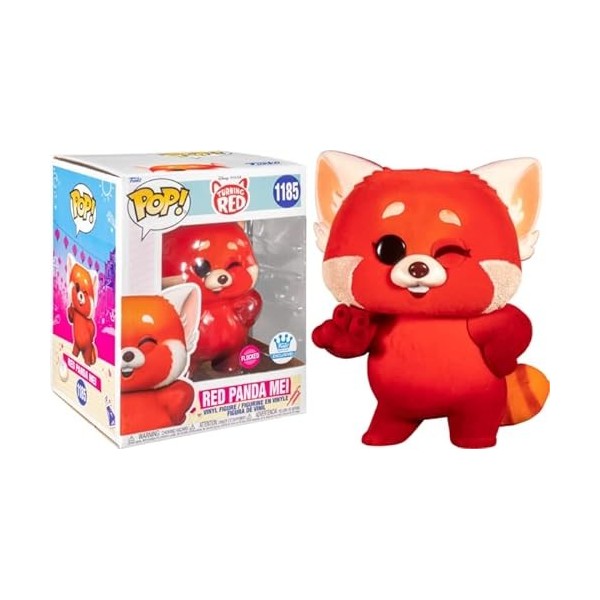 POP! Pixar Turning Red 1185 Red Panda Mei Flocked Exclusive