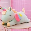 Abaodam Licorne Peluche Licorne Peluche Jouet Licorne Oreiller Doux Licorne Peluche avec Ailes Arc-en-Ciel pour Enfants Fille