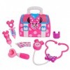 Disney Minnie, Malette de Docteur, 8 Accessoires, avec Fonctions Sonores et Lumineuses, Jouet pour Enfants Dès 3 Ans, MCN09