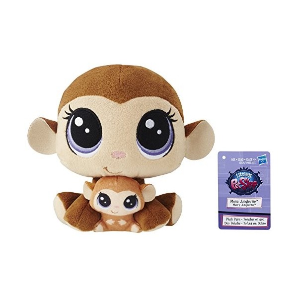 Littlest Pet Shop Mona Junglevine and Merry Junglevine Paire de peluches