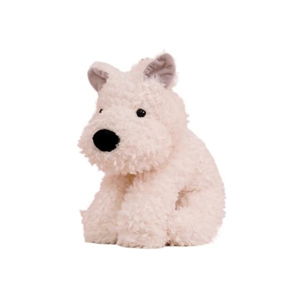 Jouets en peluche Simulation Créative West Highland Chien En Peluche Poupée Mignon Chien En Peluche Poupée Chiffon Poupée En 