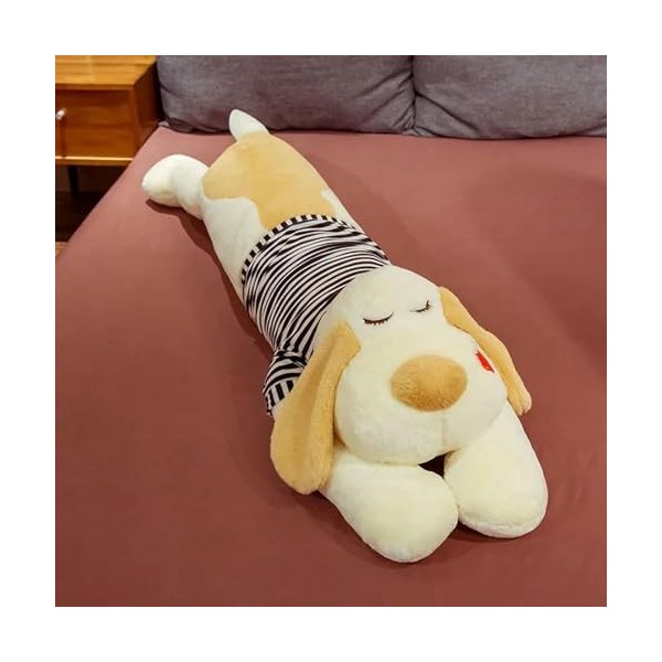 Peluche Géante Jouet Chien Peluche Chiot Poupée en Peluche Animal Jouet Bande Dessinée Coussin Coussin Fille Cadeau D’Anniver