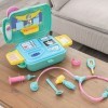 Peppa Pigs Medic Kit de Centre de Jeu | Comprend Plus de 10 Accessoires avec étui de Transport | Kit de médecin pour Enfants