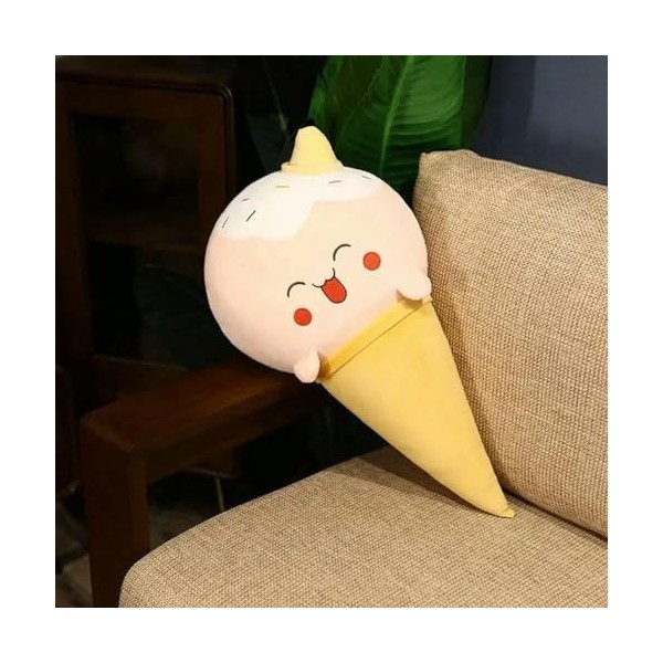 NOpinz Kawaii crème glacée Jouet en Peluche Bande dessinée poupée canapé décoration Oreiller Meilleurs Cadeaux 90cm 2