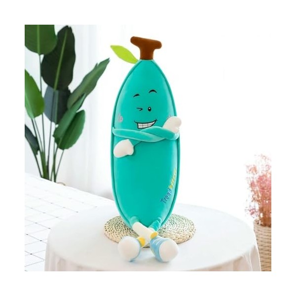 Géant Doux Bande Dessinée Banane Oreiller Jouet en Peluche Fruits Coussin Oreiller Fille Créative Saint Valentin Cadeau Peluc