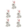 Toyvian 5 Pièces Lapin en Peluche Jouet Jouets en Vrac Cochon en Peluche en Peluche Jouet en Peluche Chiens pour Petit Lapin 