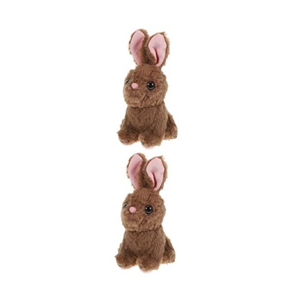 Toyvian 5 Pièces Lapin en Peluche Jouet Jouets en Vrac Cochon en Peluche en Peluche Jouet en Peluche Chiens pour Petit Lapin 