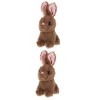 Toyvian 5 Pièces Lapin en Peluche Jouet Jouets en Vrac Cochon en Peluche en Peluche Jouet en Peluche Chiens pour Petit Lapin 