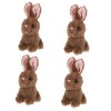 Toyvian 5 Pièces Lapin en Peluche Jouet Jouets en Vrac Cochon en Peluche en Peluche Jouet en Peluche Chiens pour Petit Lapin 