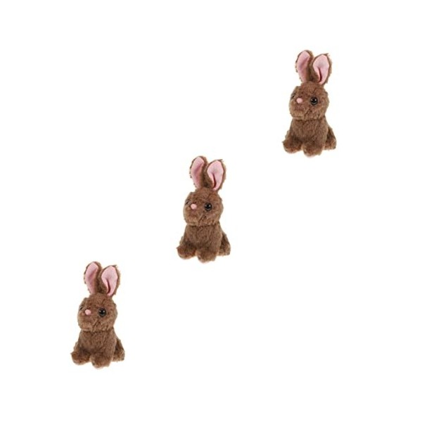 Toyvian 5 Pièces Lapin en Peluche Jouet Jouets en Vrac Cochon en Peluche en Peluche Jouet en Peluche Chiens pour Petit Lapin 