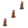 Toyvian 5 Pièces Lapin en Peluche Jouet Jouets en Vrac Cochon en Peluche en Peluche Jouet en Peluche Chiens pour Petit Lapin 