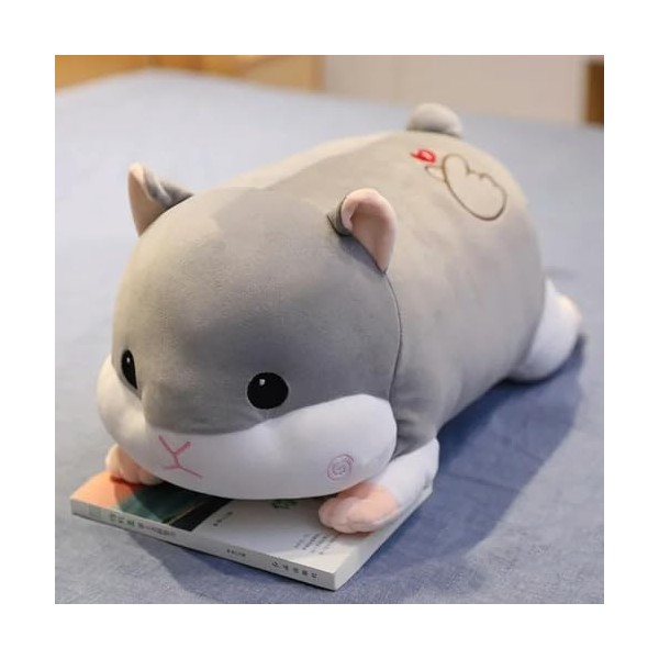 LfrAnk Dessin animé Cochon Hamster Jouet en Peluche Super Doux Peluche Animal poupée Coussin Enfants Anniversaire Cadeaux de 