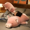 NOpinz Mignon Cochon Géant Peluche Jouet Poupée Douce Fille Enfants Cadeau Cochon Anniversaire Cadeau de Noël 80cm 1