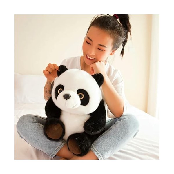 Mignon Peluche Panda Poupée en Peluche Animal Poupée Enfants Jouet Cadeau pour Lover Fille Anniversaire Cadeau De Noël 50cm 1