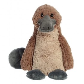 Aurora® Charming Talltales™ Ornithorynque en peluche – Irrésistible Mignon – Adorables compagnons – Marron 35,6 cm