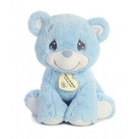 Aurora World Precious Moments Charlie Bear, So Beary Sweet, Blue, 12"