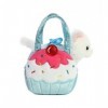 Aurora World Inc World Fancy Pals Pet Carrier Sweets & Cupcake Kitty en Peluche