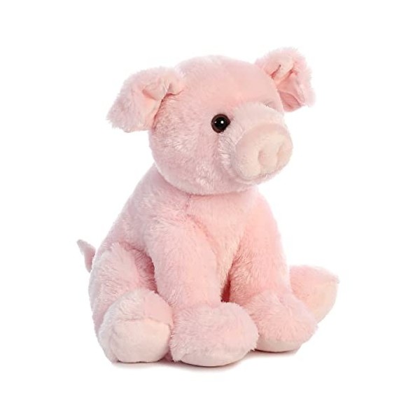 Aurora 11" Pink Pig Plush Stuffed Animal