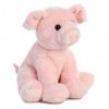 Aurora 11" Pink Pig Plush Stuffed Animal