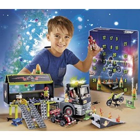 PLAYMOBIL Calendrier de lAvent XXL 70544 - Avec camion - Pour enfants à partir de 4 ans