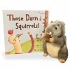 Aurora World Grey Squirrel Plush and Those Darn Squirrels Coffret cadeau