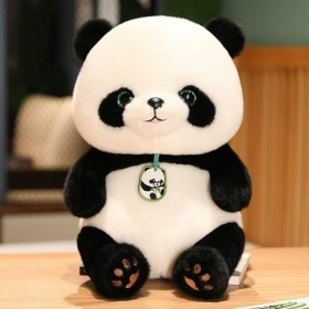 SaruEL Kawaii Panda Peluche Jouet Dessin Animé Animal Ours en Peluche Poupée Classique Enfants Cadeau D’Anniversaire 50cm 1